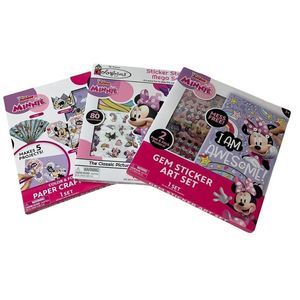 Disney Junior Minnie Mouse 3 Piece Craft Gift Set - Buy‎ 4 Items Get 25% Off